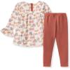 imageBurts Bees Baby babygirls Top and Pant Set Tunic and Leggings Bundle 100 Organic CottonBoho Butterflies