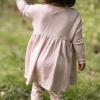 imageBurts Bees Baby babygirls Top and Pant Set Tunic and Leggings Bundle 100 Organic CottonSoft Violet Slub