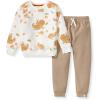 imageBurts Bees Baby Baby Boys Shirt and Pant Set Long Sleeve Top ampamp Bottom Outfit Bundle 100 Organic CottonHappy Harvest