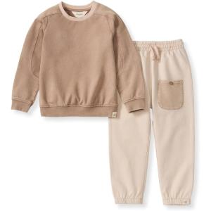 imageBurts Bees Baby babyboys Shirt and Pant Set Top ampamp Bottom Outfit Bundle 100 Organic CottonGinger Acid Wash