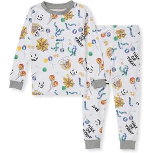 imageBurts Bees Baby babygirls Pajamas Tee and Pant 2piece Pj Set 100 Organic CottonBaby and Toddler Pajama BottomsHalloween Treats