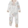 imageBurts Bees Baby babyboys Boys Sleeper Pjs 100 Organic Cotton Onepiece Footie Zip Up Jumpsuit Snug Fit PajamasMaking Music