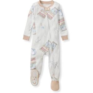 imageBurts Bees Baby babyboys Boys Sleeper Pjs 100 Organic Cotton Onepiece Footie Zip Up Jumpsuit Snug Fit PajamasMaking Music