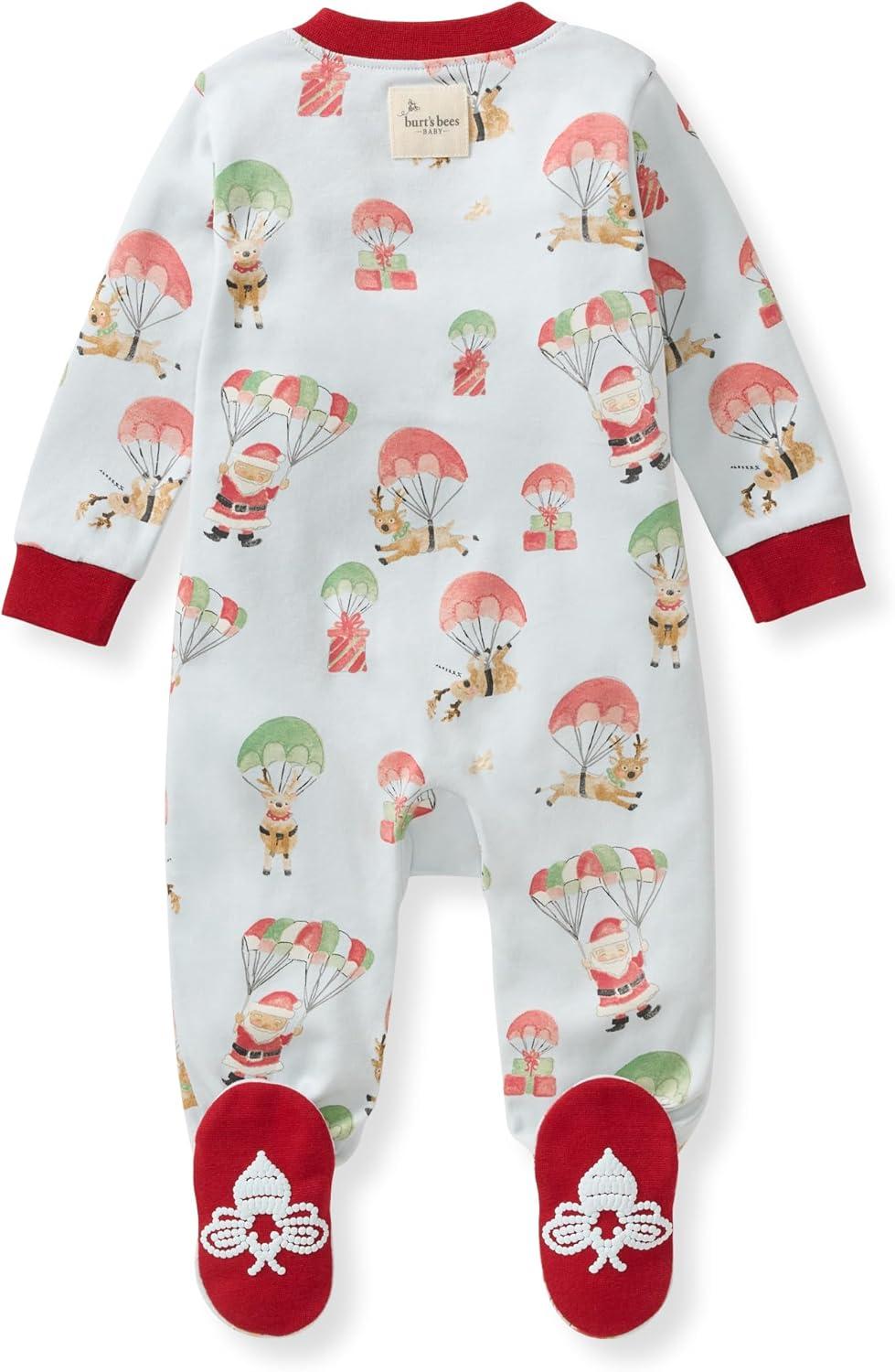 imageBurts Bees Baby Baby Girls Pajamas Sleep and PlaySanta in the Sky