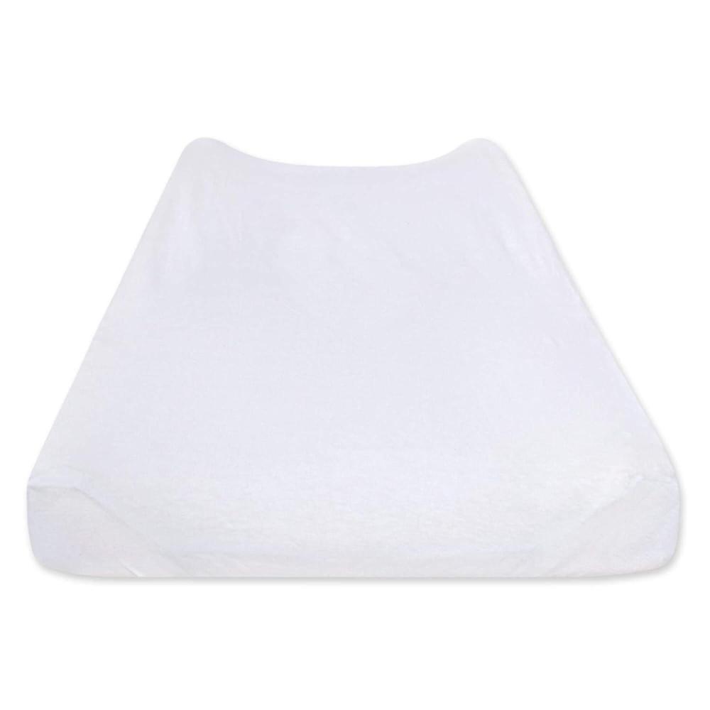 imageBurts Bees Baby  Changing Pad Cover 100 Organic Jersey Cotton Changing Pad Liner for Standard 16 x 32 Inch Changing MatsCloud White
