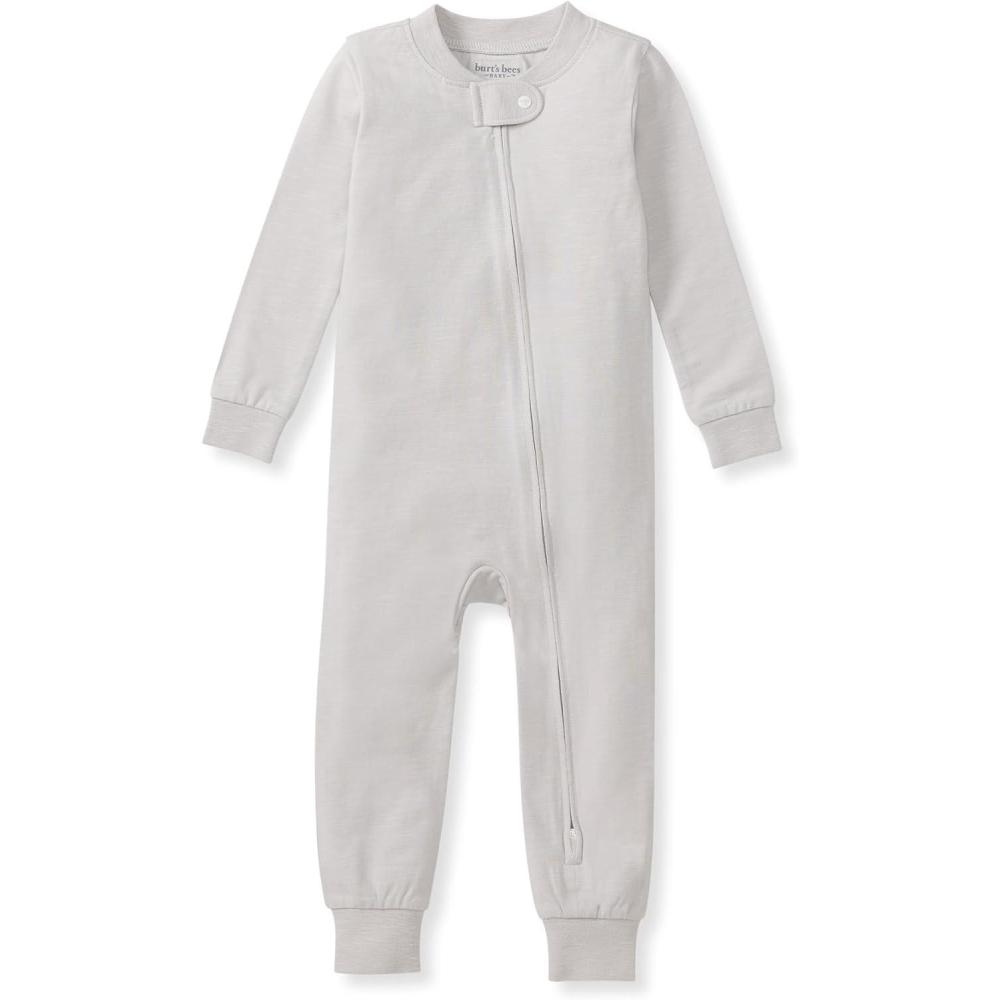 imageBurts Bees Baby unisexbaby Honeysoft Pajamas Footless Onepiece Zipup Pj Soft Organic Cotton ampamp Lyocell BlendFeather