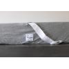 imageBurts Bees Baby  Changing Pad Cover 100 Organic Jersey Cotton Changing Pad Liner for Standard 16 x 32 Inch Changing MatsHeather Grey