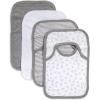 imageBurts Bees Baby babygirls Zipup Footed Sleeper Pj ampamp Set of Bibs Gift Bundle 100 Organic CottonMidnight Twinkle Bee