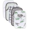 imageBurts Bees Baby babygirls Zipup Footed Sleeper Pj ampamp Set of Bibs Gift Bundle 100 Organic CottonStripes  Herbivores