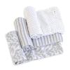 imageBurts Bees Baby  HM25785  Swaddles Muslin Cotton Baby Blankets 3Pack 47quot x 47quot Multipurpose Lightweight ampamp Breathable 100 Organic Cotton Dottie Bee