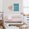 imageBurts Bees Baby Infant Reversible Quilt Blanket Jersey Knit Soft 100 Organic Cotton Blankets with 100 Polyester Fill for Warm Padding Size 37 x 46 Inch
