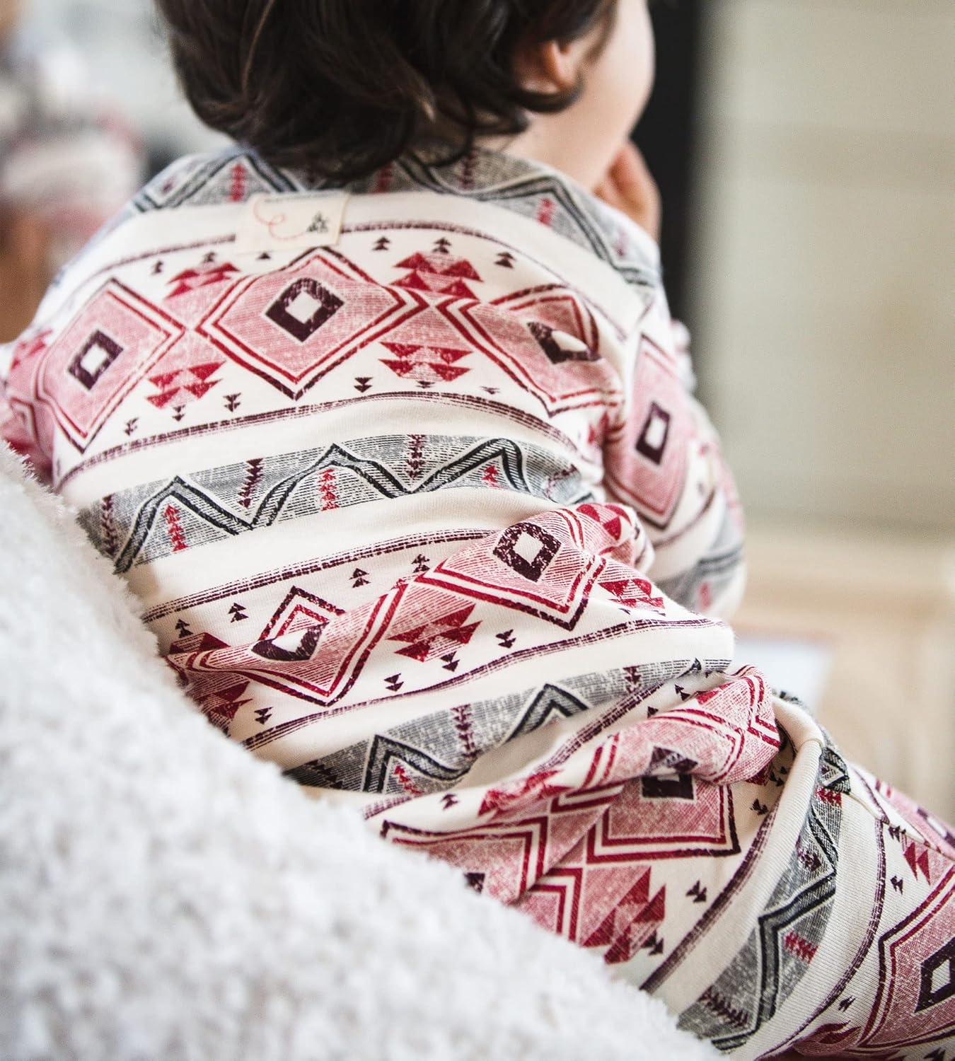 imageBurts Bees Baby and Family Matching Holiday Organic Cotton PajamasAspen Cabin