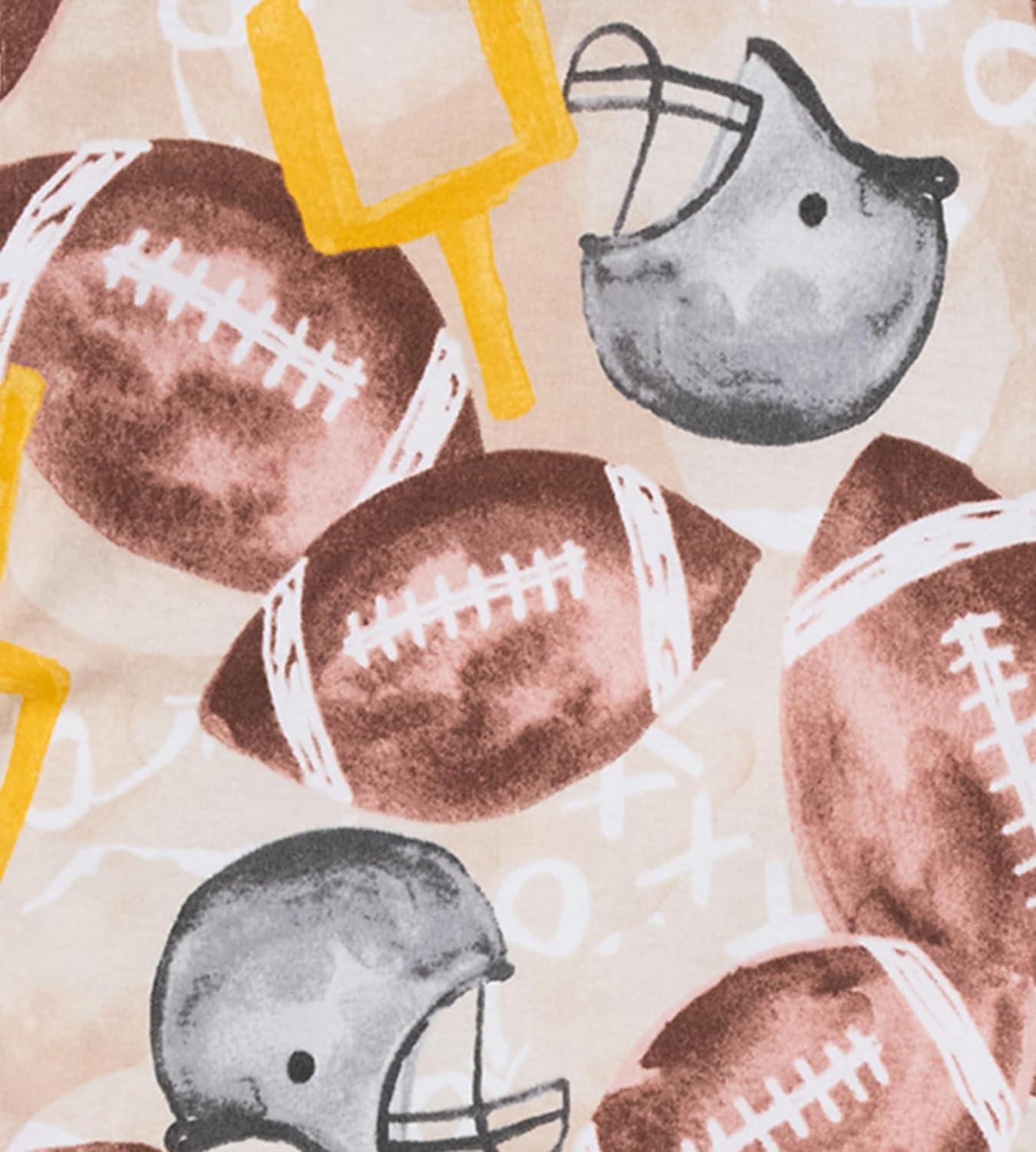 imageBurts Bees Baby and Family Matching Holiday Organic Cotton PajamasFootball