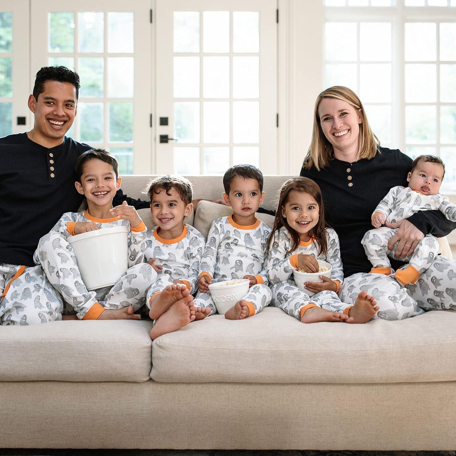 imageBurts Bees Baby and Family Matching Holiday Organic Cotton PajamasGhosties  Goblins