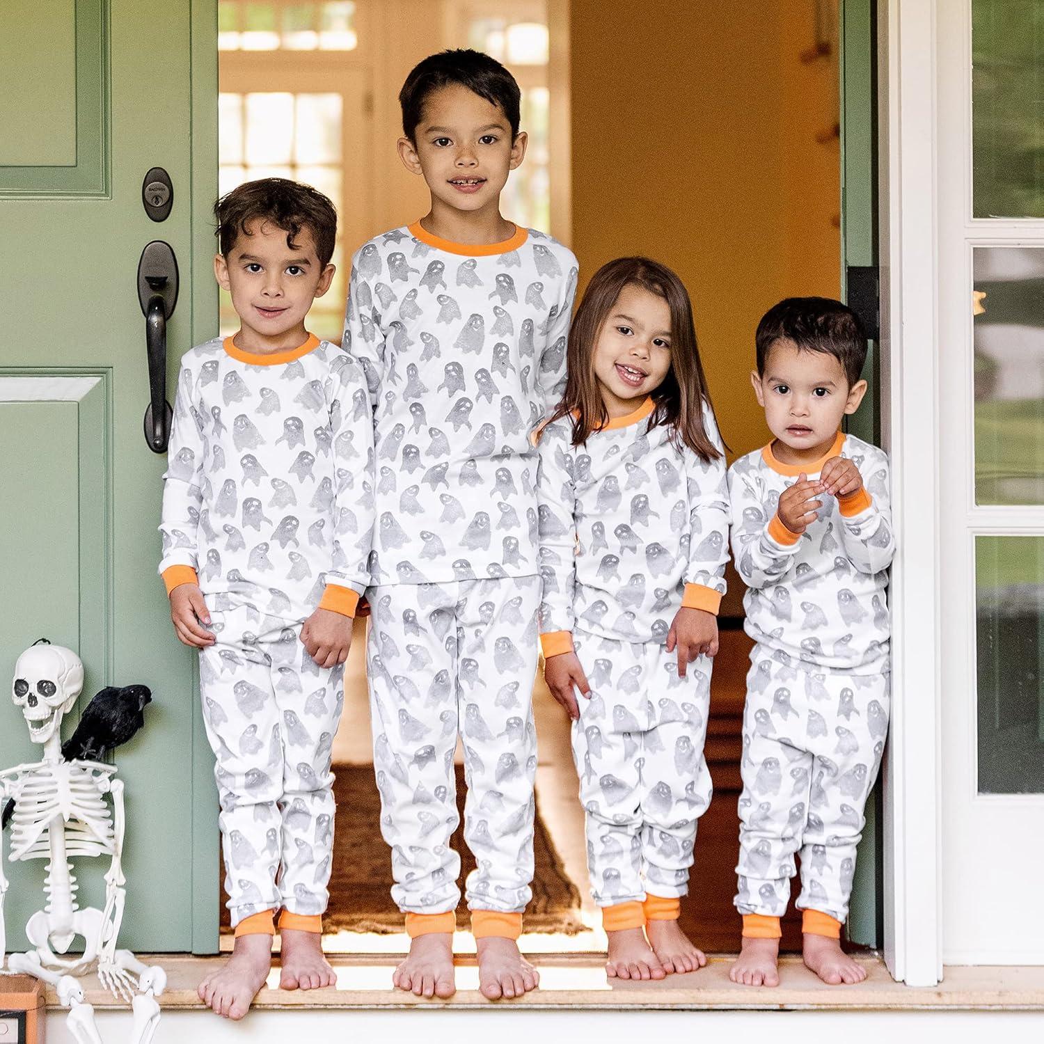 imageBurts Bees Baby and Family Matching Holiday Organic Cotton PajamasGhosties  Goblins