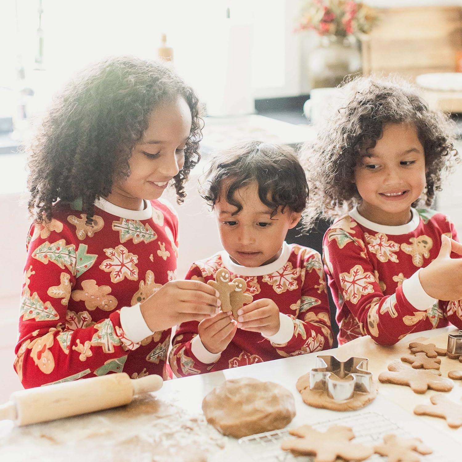 imageBurts Bees Baby and Family Matching Holiday Organic Cotton PajamasGingerbread Bake