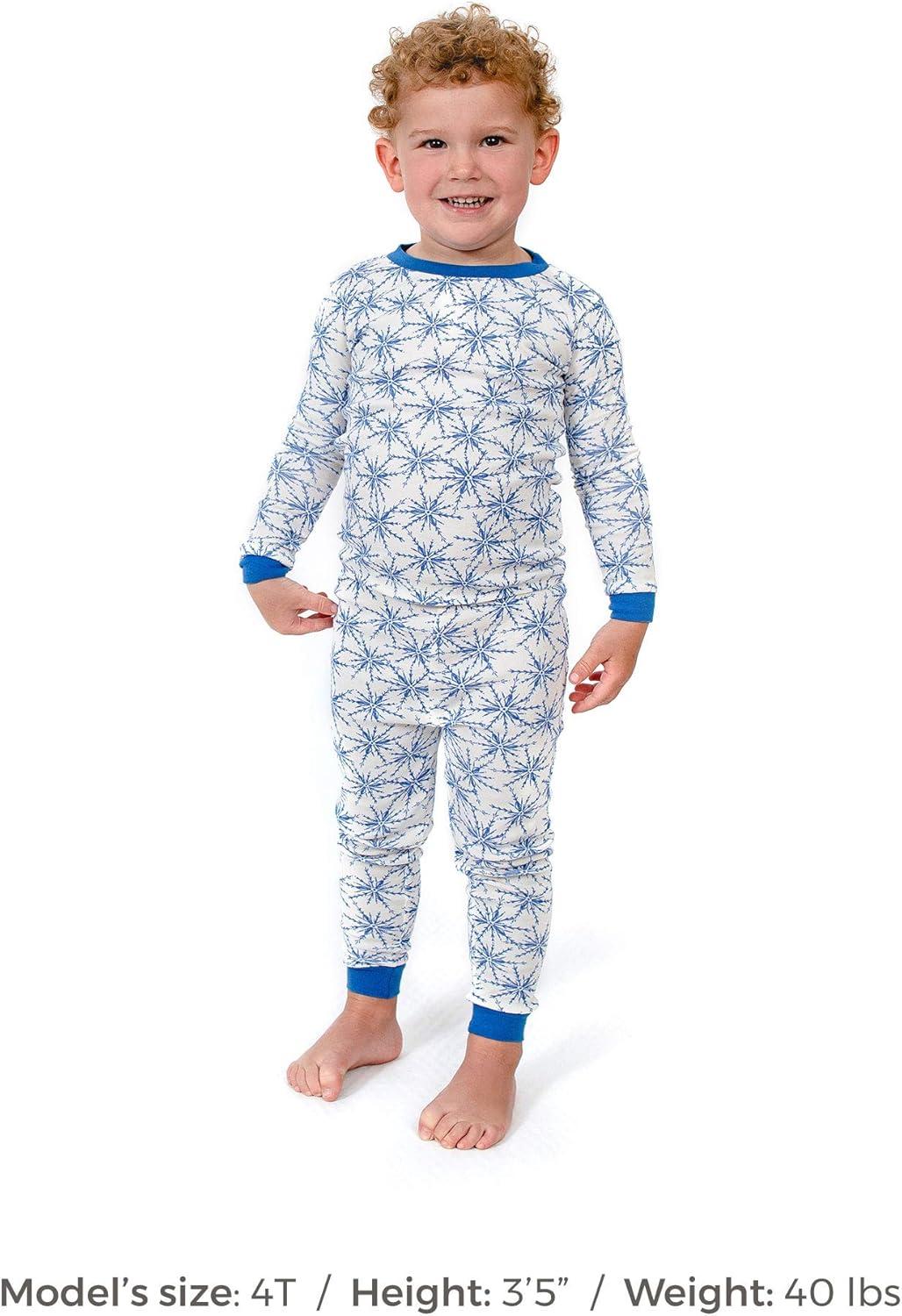 imageBurts Bees Baby and Family Matching Holiday Organic Cotton PajamasIcy Snowflakes