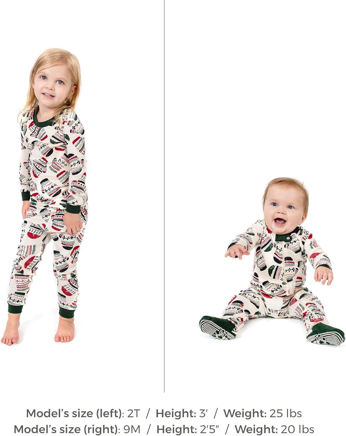 imageBurts Bees Baby and Family Matching Holiday Organic Cotton PajamasMerry Mittens