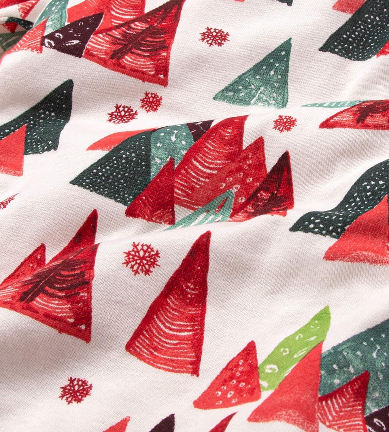 imageBurts Bees Baby and Family Matching Holiday Organic Cotton PajamasModern Forest