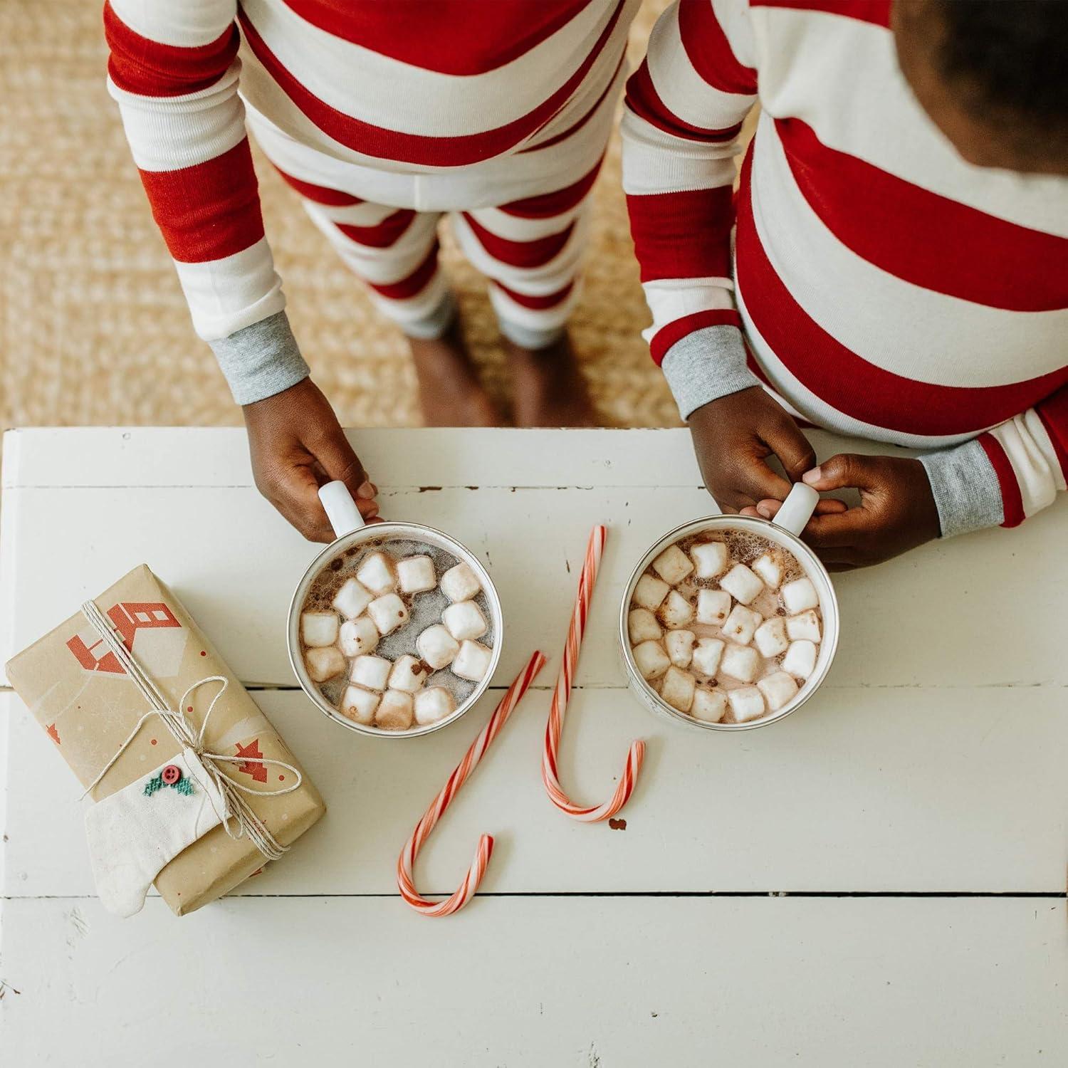 imageBurts Bees Baby and Family Matching Holiday Organic Cotton PajamasRugby Stripe