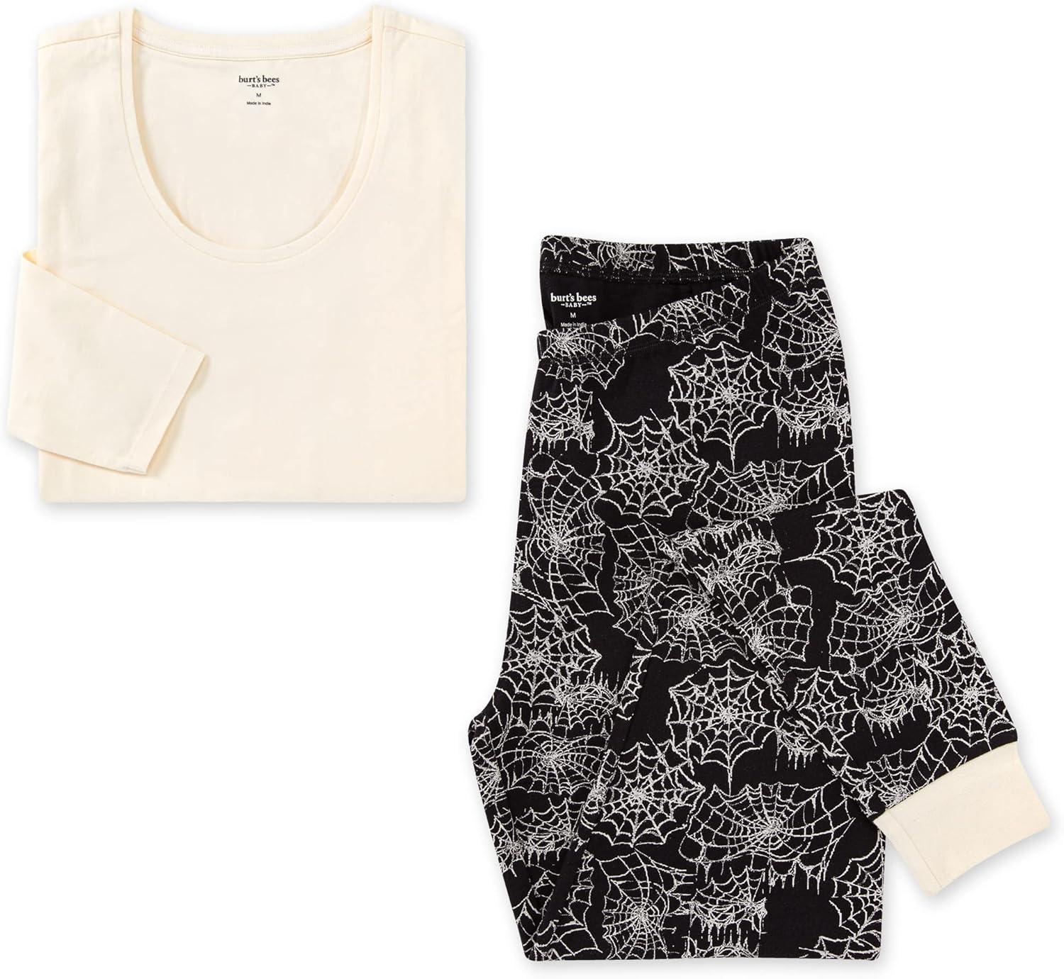 imageBurts Bees Baby and Family Matching Holiday Organic Cotton PajamasSpider Webs