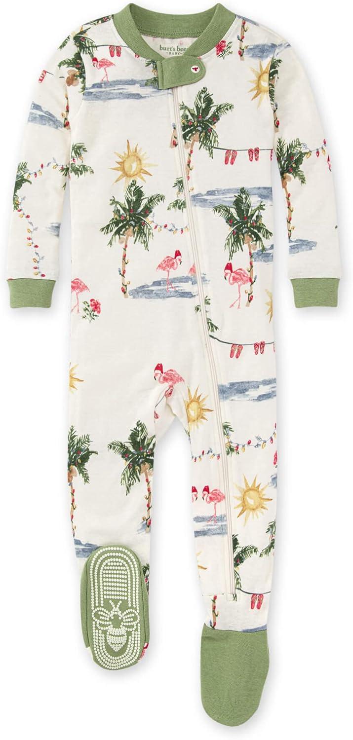 imageBurts Bees Baby and Family Matching Holiday Organic Cotton PajamasTropical Holiday