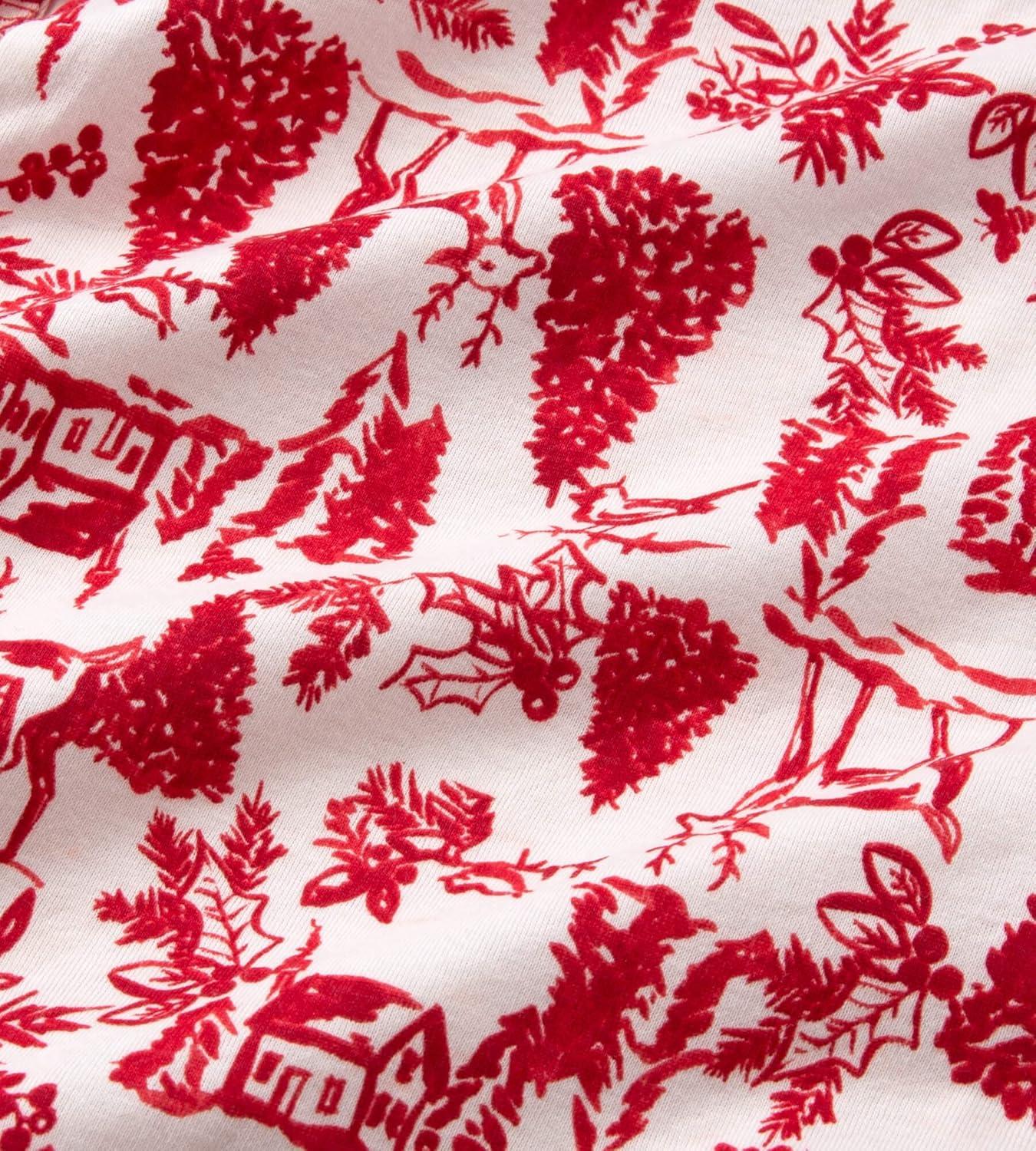 imageBurts Bees Baby and Family Matching Holiday Organic Cotton PajamasWoodland Winter