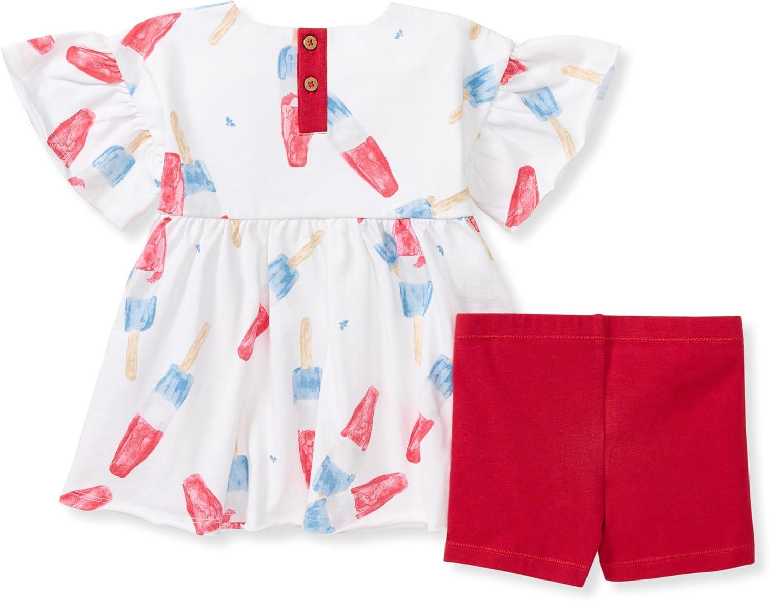 imageBurts Bees Baby babygirls Top and Shorts Set Tunic and Shorts Bundle 100 Organic CottonCloud