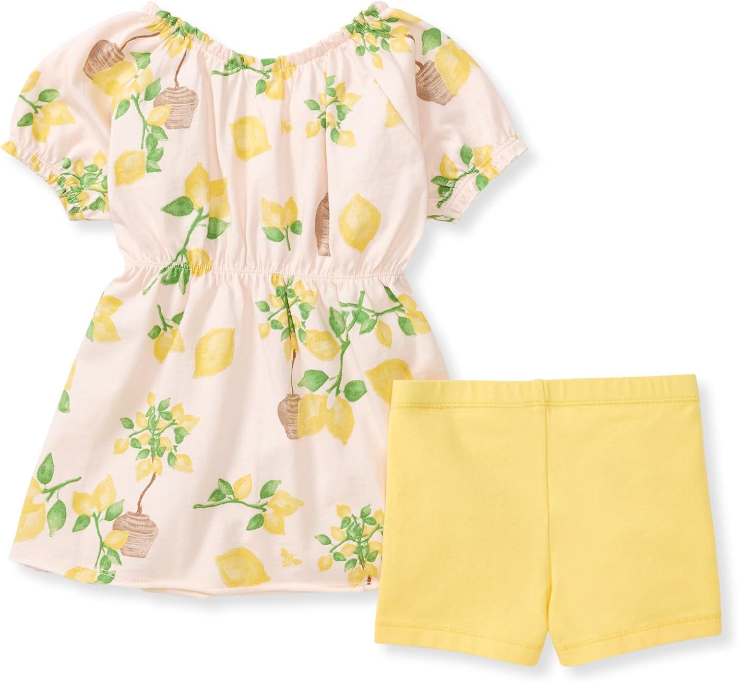 imageBurts Bees Baby babygirls Top and Shorts Set Tunic and Shorts Bundle 100 Organic CottonDawn