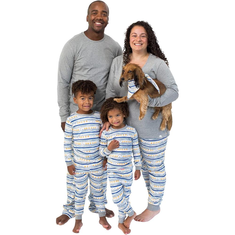 imageBurts Bees Baby and Family Matching Holiday Organic Cotton PajamasNight Lights