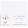 imageBurts Bees Baby  Fitted Mini Crib Sheet for Portable Playard or Travel Crib 100 Organic CottonCloud White