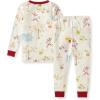 imageBurts Bees Baby Girls Pajamas 2Piece Long Sleeve Tee and Pants Organic Cotton PJ Set12 Days of Christmas