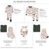 imageBurts Bees Baby and Family Matching Holiday Organic Cotton PajamasHoliday Village
