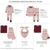 imageBurts Bees Baby and Family Matching Holiday Organic Cotton PajamasSeasons Greetings
