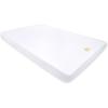 imageBurts Bees Baby  Fitted Mini Crib Sheet for Portable Playard or Travel Crib 100 Organic CottonCloud White