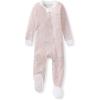 imageBurts Bees Baby Girls Snug Fit OnePiece Footed NonSlip Sleeper PajamasIce Skates