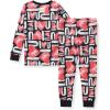 imageBurts Bees Baby Boys 2Piece Long Sleeve Tee and Pants Organic Cotton Pajama SetBig Love