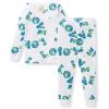 imageBurts Bees Baby Boys 2Piece Long Sleeve Tee and Pants Organic Cotton Pajama SetEarth Love