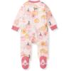 imageBurts Bees Baby Girls Organic Cotton Sleep and Play Footed PajamasMagical Pumpkins