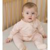imageBurts Bees Baby Girls Organic Cotton Sleep and Play Footed PajamasPink Good Night Sky