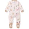 imageBurts Bees Baby Girls Organic Cotton Sleep and Play Footed PajamasTea Time