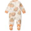 imageBurts Bees Baby Girls Organic Cotton Sleep and Play Footed PajamasVivid Turkey