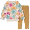 imageBurts Bees Baby Baby Girls Top and Pant Set Tunic and Leggings Bundle 100 Organic CottonMountain Floral
