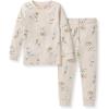 imageBurts Bees Baby Boys 2Piece Long Sleeve Tee and Pants Organic Cotton Pajama SetKarate Creatures