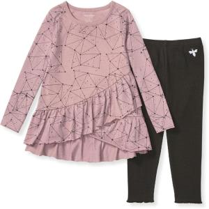 imageBurts Bees Baby Baby Girls Top and Pant Set Tunic and Leggings Bundle 100 Organic CottonLook Up Set