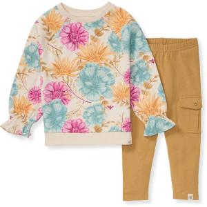 imageBurts Bees Baby Baby Girls Top and Pant Set Tunic and Leggings Bundle 100 Organic CottonMountain Floral