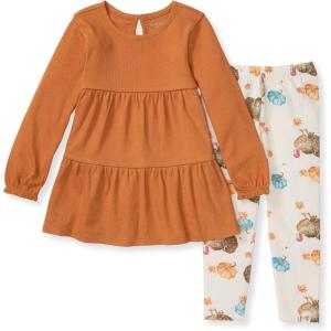 imageBurts Bees Baby Baby Girls Top and Pant Set Tunic and Leggings Bundle 100 Organic CottonTurkey Time Set