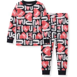 imageBurts Bees Baby Boys 2Piece Long Sleeve Tee and Pants Organic Cotton Pajama SetBig Love