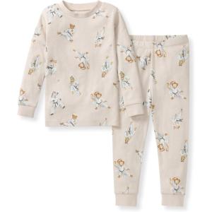 imageBurts Bees Baby Boys 2Piece Long Sleeve Tee and Pants Organic Cotton Pajama SetKarate Creatures