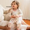 imageBurts Bees Baby Baby Girls Sleeper Pajamas 100 Organic Cotton Onepiece PJs Diagonal Zip Up Jumpsuit Snug Fit FootieFall Carnival